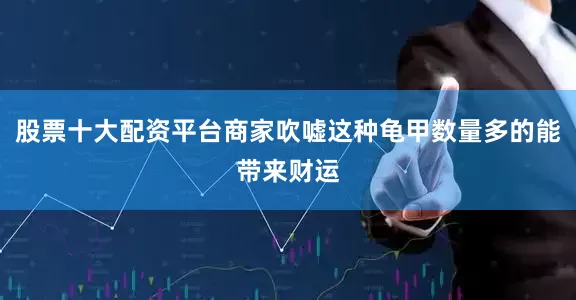 股票十大配资平台商家吹嘘这种龟甲数量多的能带来财运